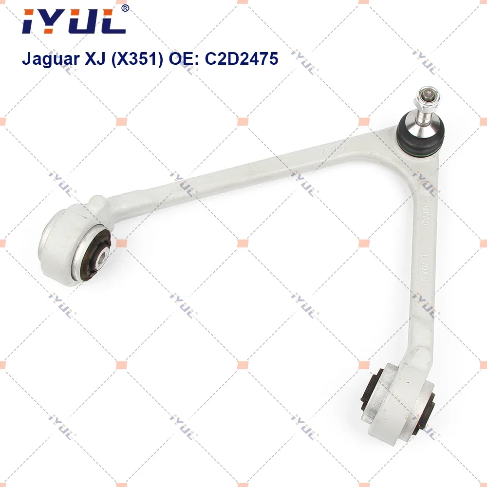 IYUL A Pair Front Upper Suspension Control Arm U-Type For Jaguar XJ XJL X350 C2D2475 C2D2474 C2D36806 C2D36804