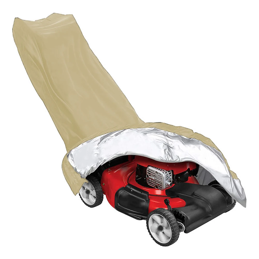 

For Lawn Mower Outdoor Protection Dust Cover Outdoor Storage 25 X 76 X 44inch Compact Storage Elastic Hem Design
