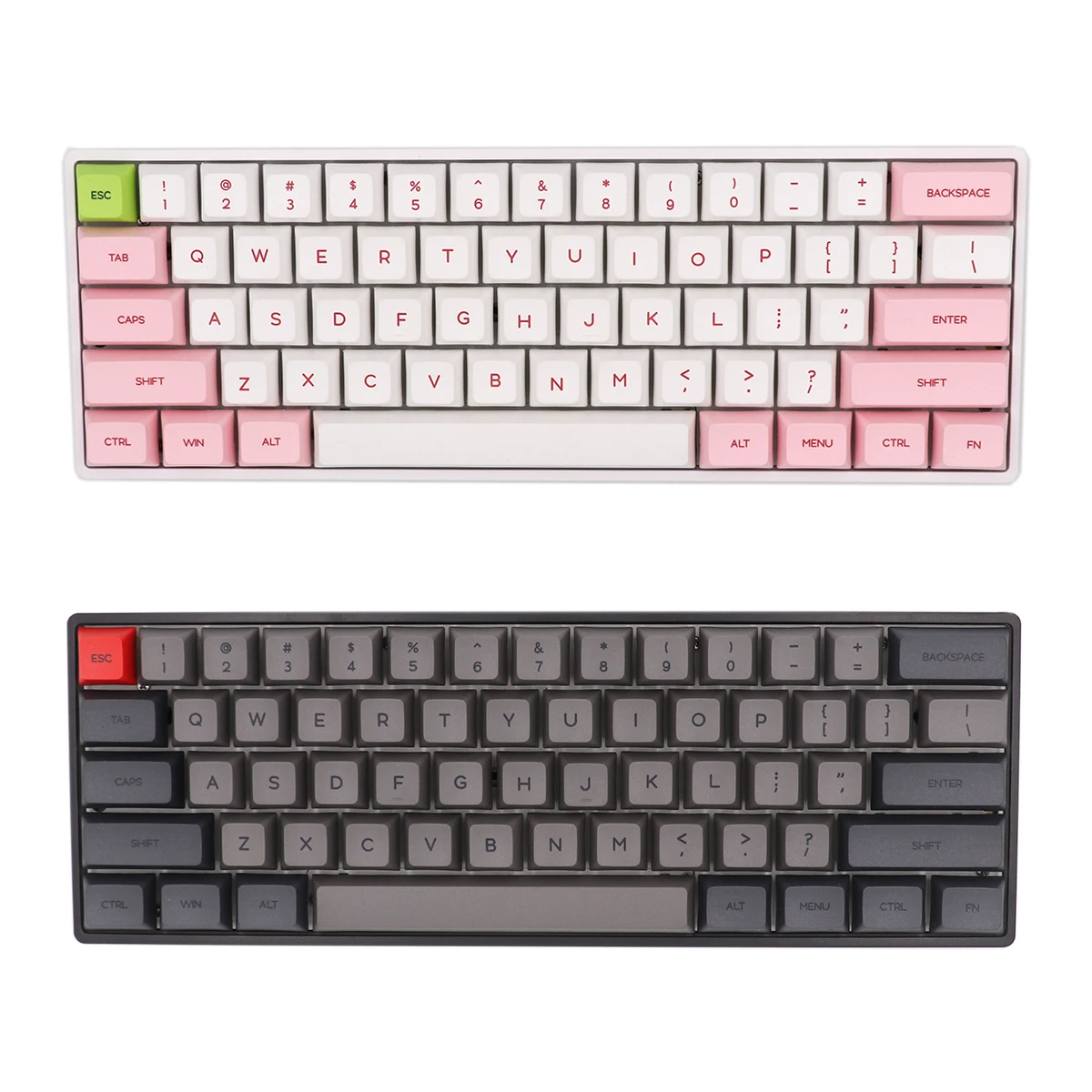 BGKYPRO GK61X Mechanical keyboard Wired 61keys GH60 Type-c RGB switch leds Hot Swappable PCB