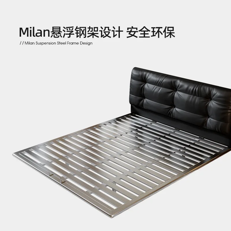 Кровать Cloud со стальным каркасом, 1,8 метра, высококачественная двуспальная мягкая сумка для главной спальни