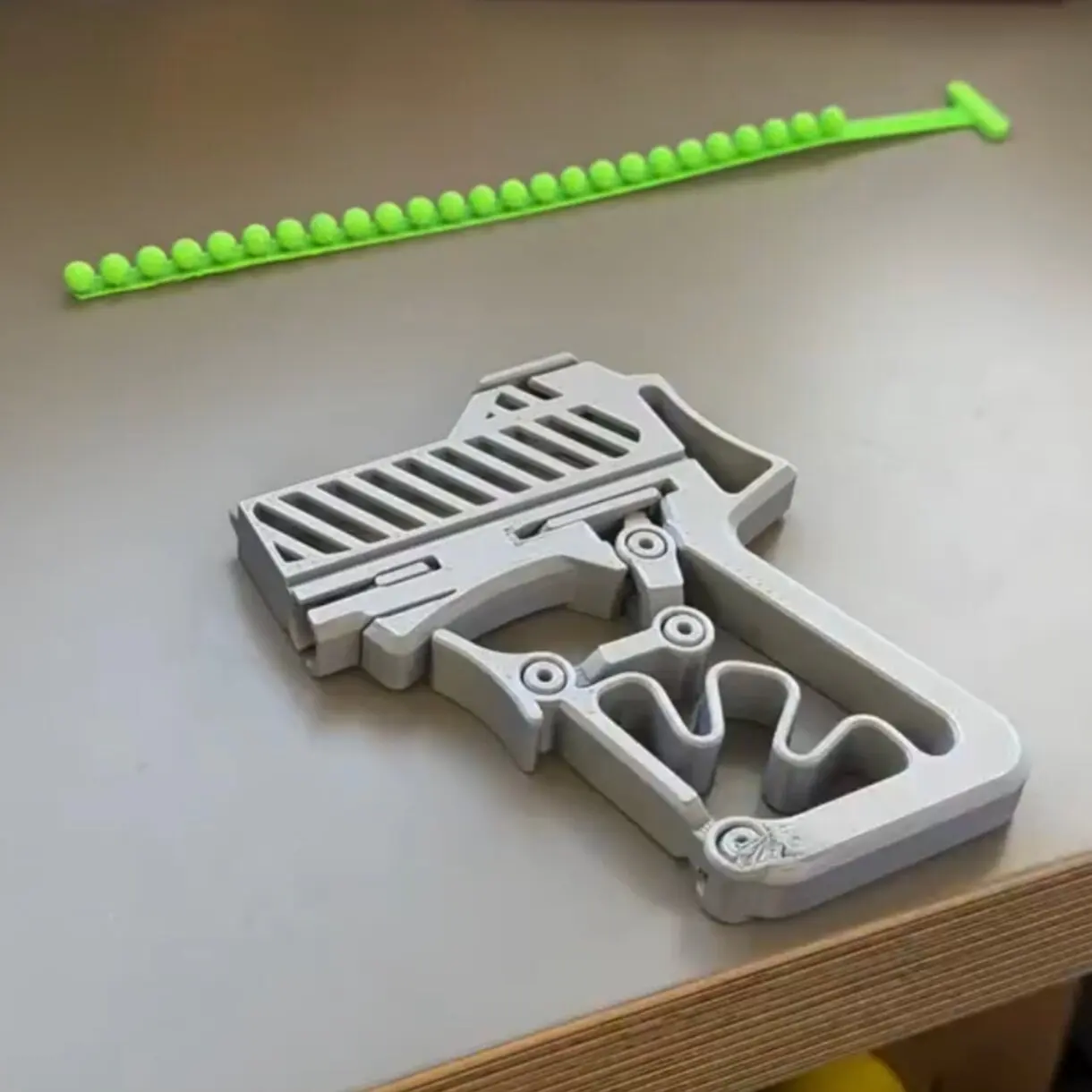 Finger launcher BB catapult 3D printed toy all-in-one handmade gift
