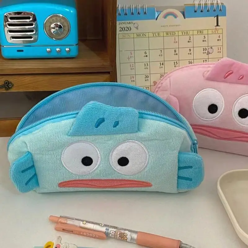 กระเป๋าเครื่องเขียนลายการ์ตูนฮันยูโดน  กระเป๋าใส่ดินสออเนกประสงค์ขนาดใหญ่  กระเป๋าเครื่องสำอาง  กระเป๋าเก็บของบนโต๊ะสำหรับเด็กผู้หญิง