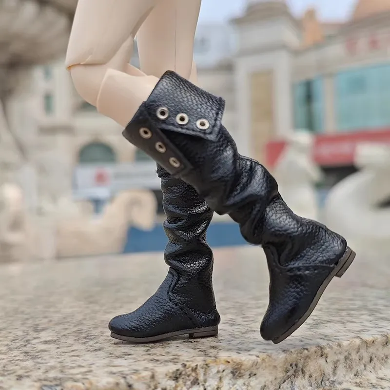 Fashion 1/6 Scale Trend Versatile 29MM*10MM Mid Top Boots Fit Azone Ob22/24 Momoko PP FR Action Figure Body Dolls Accessories