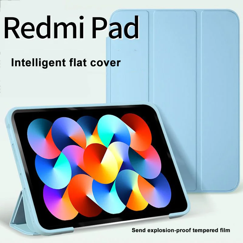 

Stand Case Funda for Xiaomi Redmi Pad 10.61 Inch 2022 Tablet Case Protective Cover Tree Flip with Hand Strap for RedMi Pad case