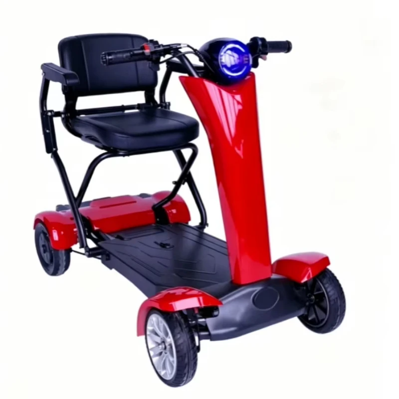 Automatic folding four-wheel electric scooter light portable scooter