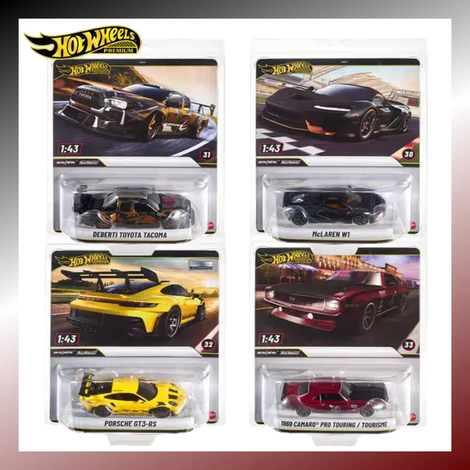 

Оригинальная коллекция автомобильной культуры Hot Wheels Hmd41, масштаб 1:43, TOYOTA MCLAREN PORSCHE GT3, модель автомобиля из сплава, Коллекционная игрушка