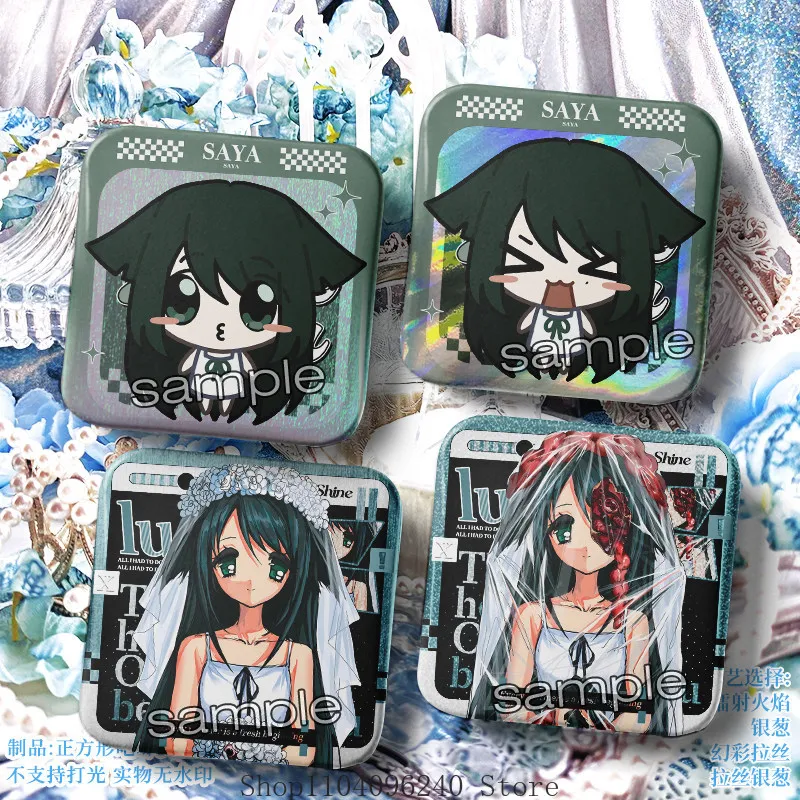 

Song of Saya Saya Anime Button Pin Cartoon Brooch Badge Backpack Mascot Student Accessory Fans Gift