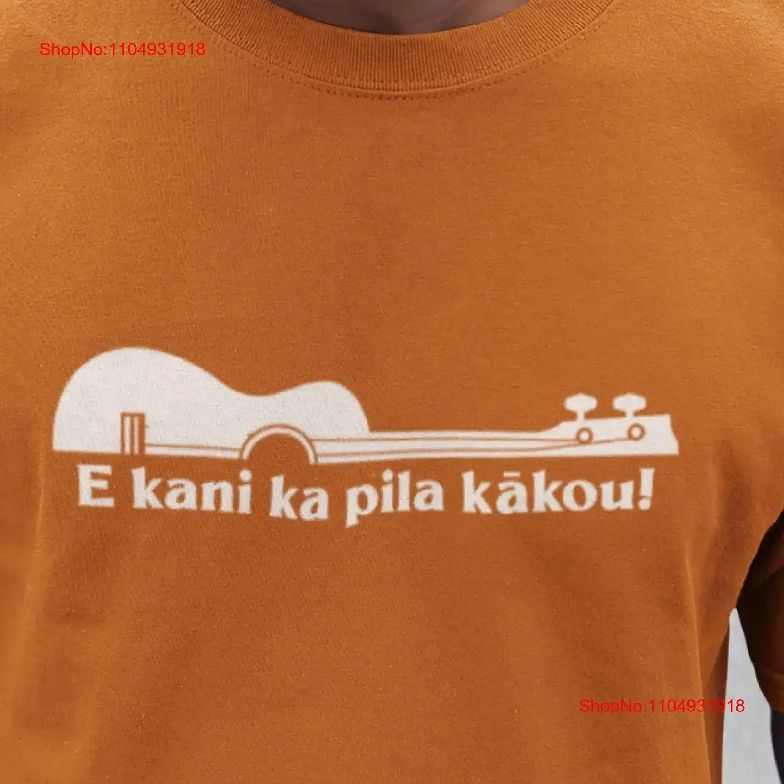 Camiseta hawaiana Ukelele Hookani Pila Lets Make Music Ukelele Músico Idioma vintage Lavado Casual Ropa de diseñador suave