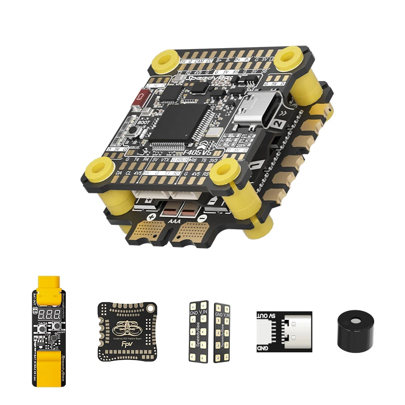 SpeedyBee F405 V5 OX32 55A 30x30 Modellflugzeug FC&ESC Stack F405 Flugcontroller 55A 4in1 ESC für FPV-Drohne