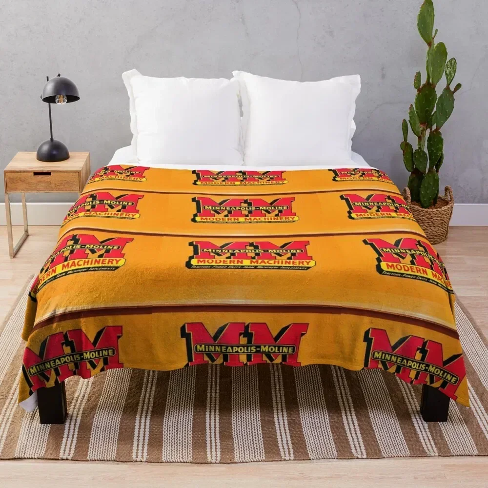 

Vintage Modern Machinery Throw Blanket Flannel Fabric Weighted christmas gifts Softest Blankets