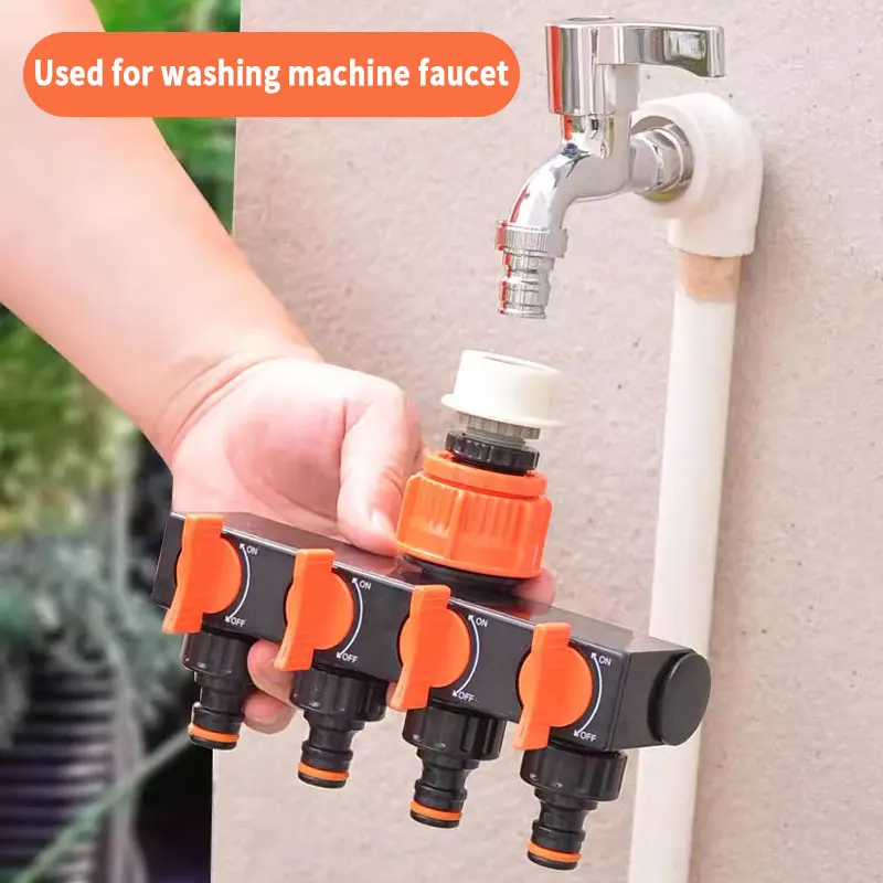 4-Way Water Splitter 1