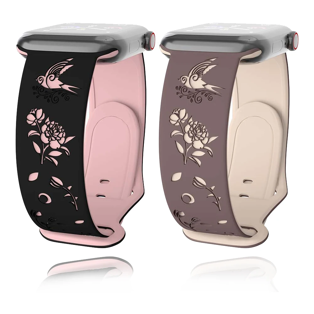 Floral Engraved Str…