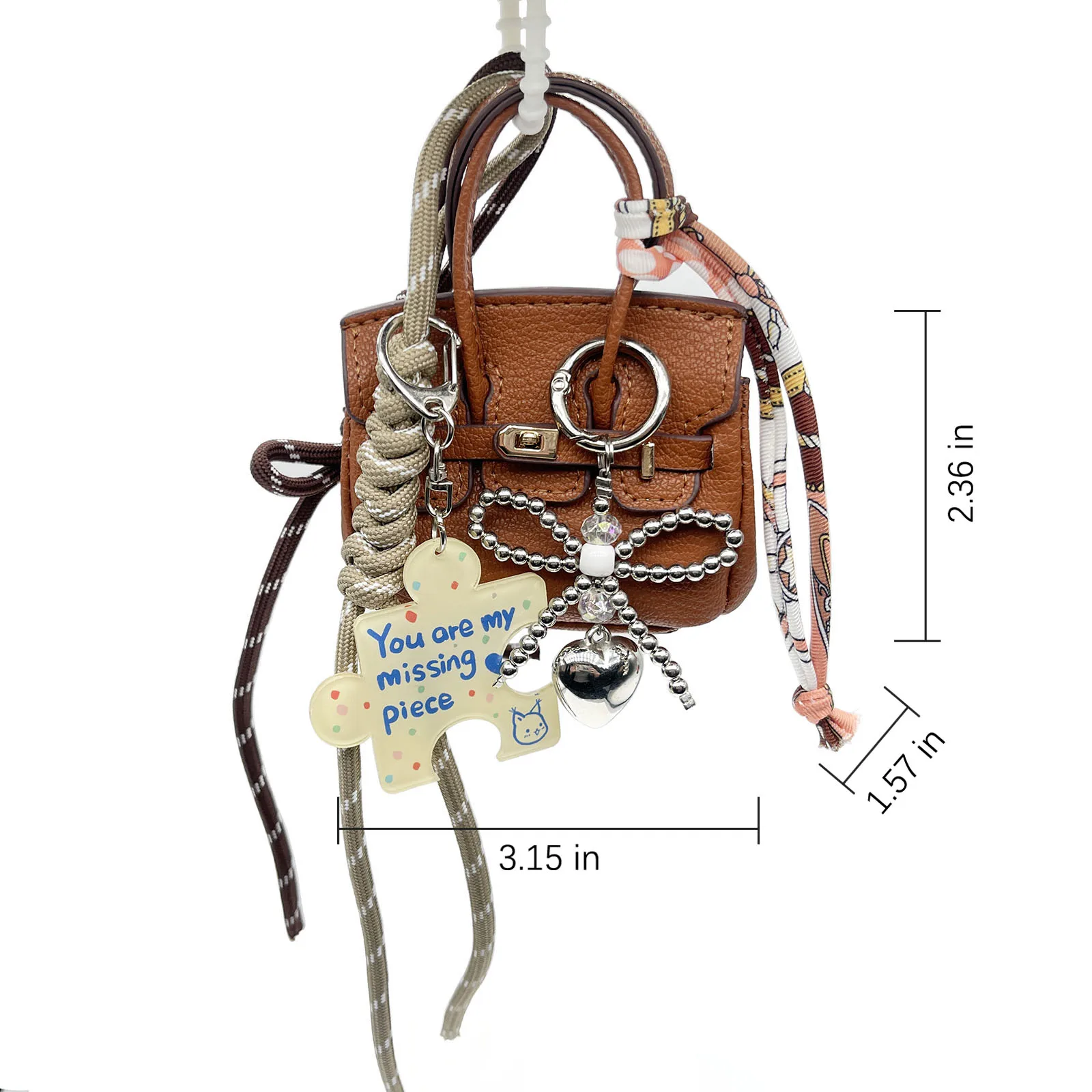 Bag Charms Braid Rope Pendant Versatile Complicated Bag Pendants Hanging Rope for Bag Key Handbag Charms Accessories ﻿Decoration