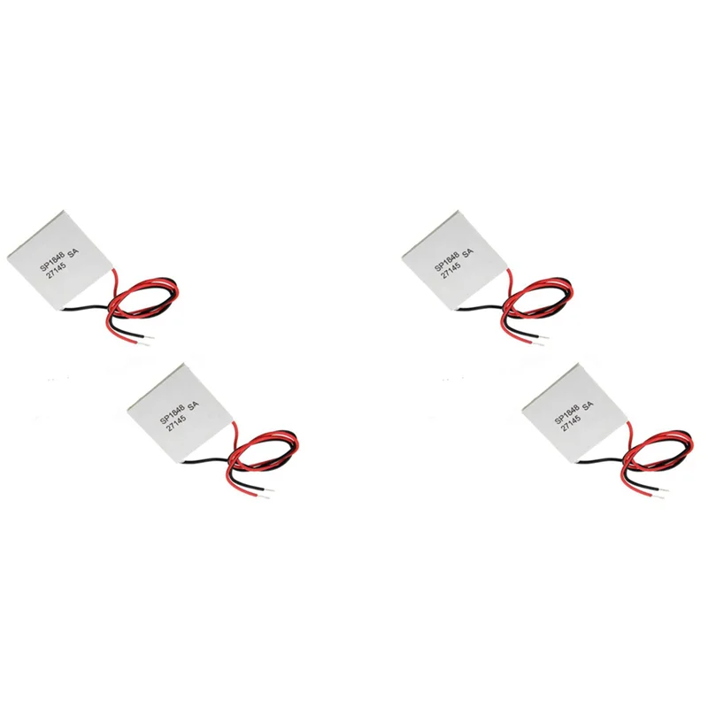A003 4Pcs 40X40mm 열전 발전기 SP1848-27145 펠티어 TEG 모듈