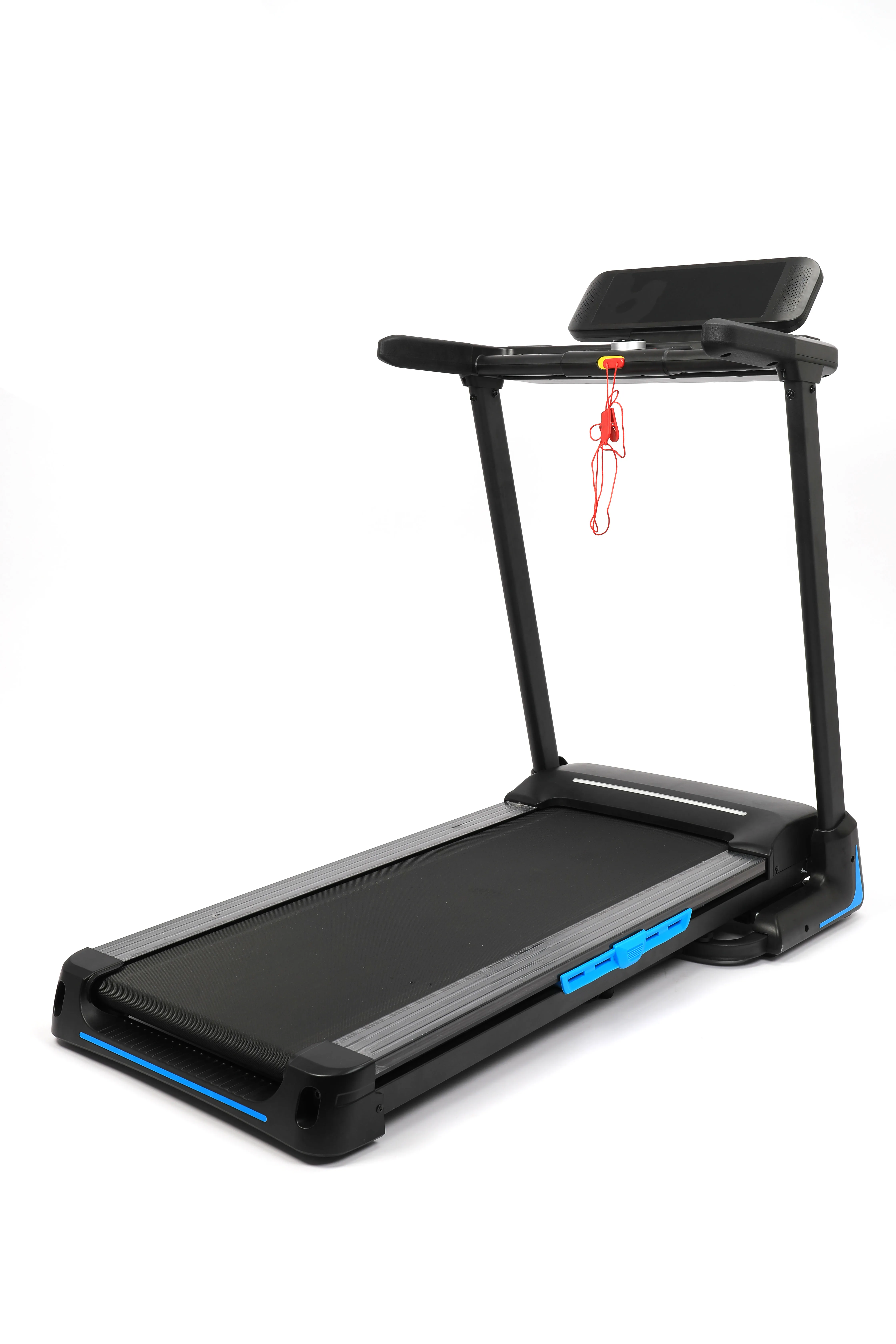 

New Electric Foldable Treadmill with LED Screen for Home Office Use 1-14km/h Speed Without Heart Rate Monitor
