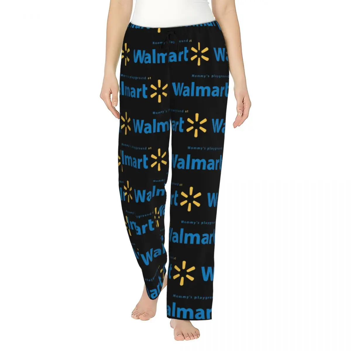 

Custom Walmart Women Pajama Pants Lounge Sleep Sleepwear Bottoms with Pockets