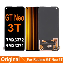 For Realme GT Neo 3T RMX3372 RMX3371 AMOLED Display Touch Screen Digitizer