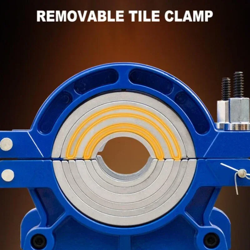 엉덩이 용접 기계 2 링 핸드 푸시 융합 용접 기계 파이프 핫멜트 기계 정밀 PE 엉덩이 융합 용접기/PE63-160