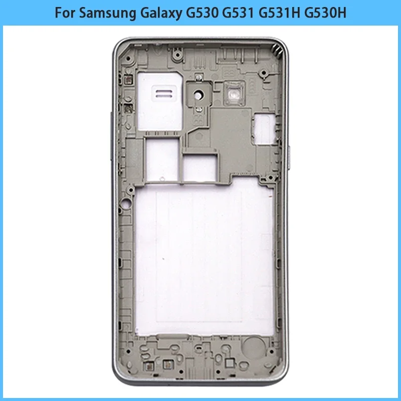 New G530 Full Housing Case For Samsung Galaxy Grand Prime G531 G530F G531H Battery Back Cover Rear Plastic Middle Frame Bezel