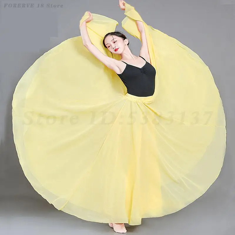 Faldas de danza del vientre para mujer, falda de Flamenco español, traje de danza clásica, ropa de actuación en equipo, falda tibetana Uyghur Yi