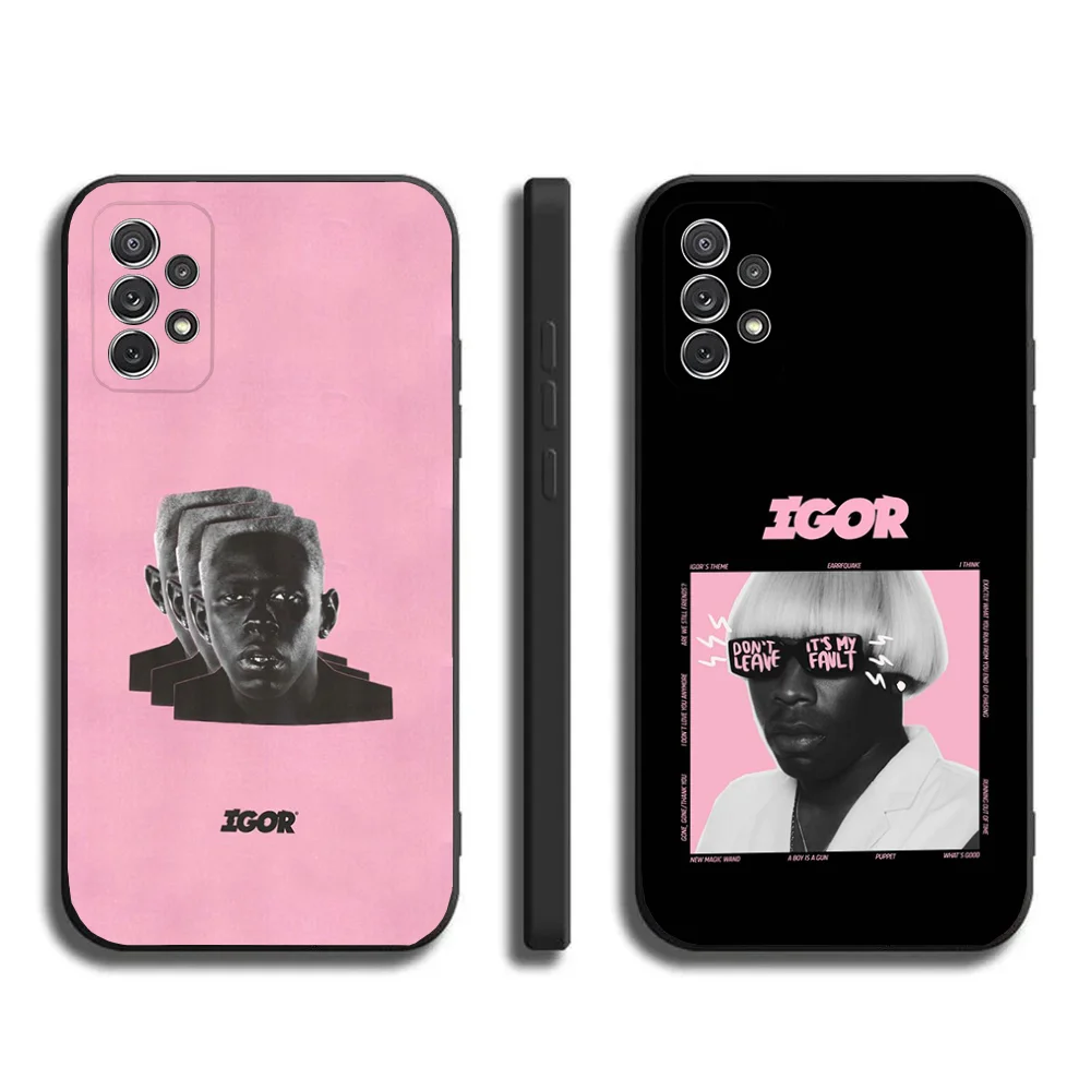

T-Tyler the C-Creator IGOR Phone Case for Samsung Galaxy A13,A21s,A22,A31,A32,A52,A53,A71,A80,A91, Soft Black Cover
