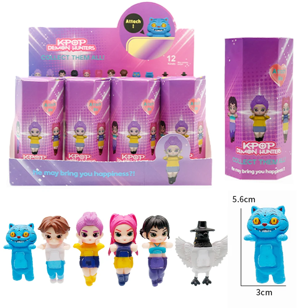 

K-pop Demon Hunters аниме фигурка слепая коробка-Дьявол Сая Коллекционная для детской вечеринки мультфильм охотаник декоративный рождественский подарок