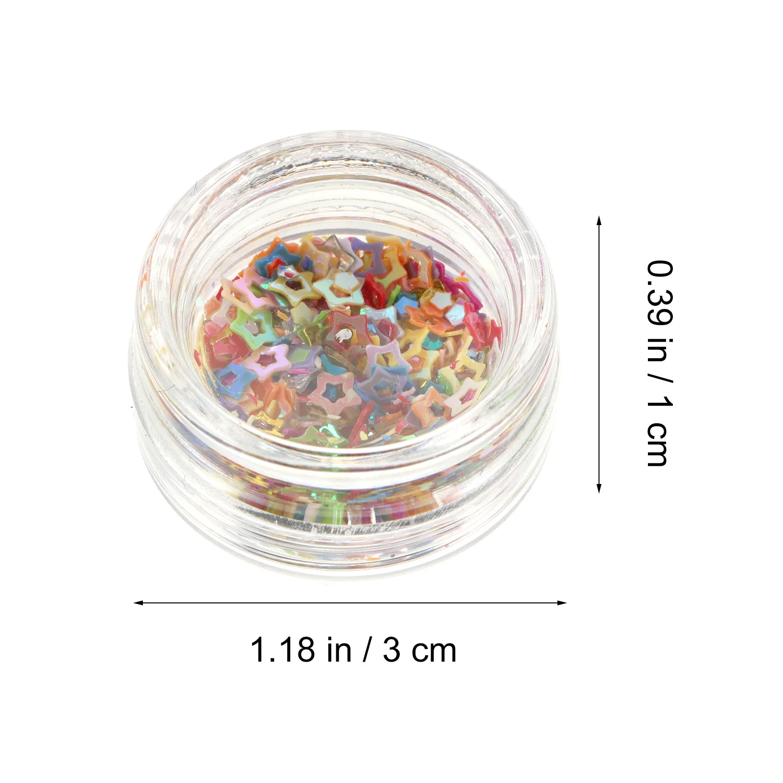 1 set oogmake-up pailletten glanzende doe-het-zelfbenodigdheden nagelkunst glitters schminken lichaamsdecoratie multifunctionele glitterstukken