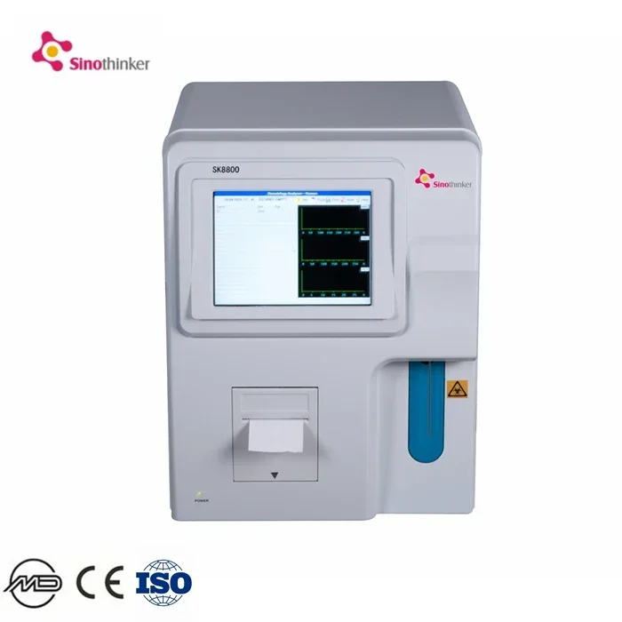 3 Part Hematology Analyzer Fully Automatic CBC Machine Veterinary Human Blood Analysis Mindray Hematology Analyzer bc700