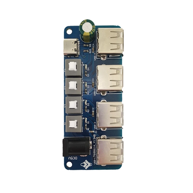 Power Expansion Module 5V Power Supply 4 Way USB Power Distribution Board Power Supply Hub