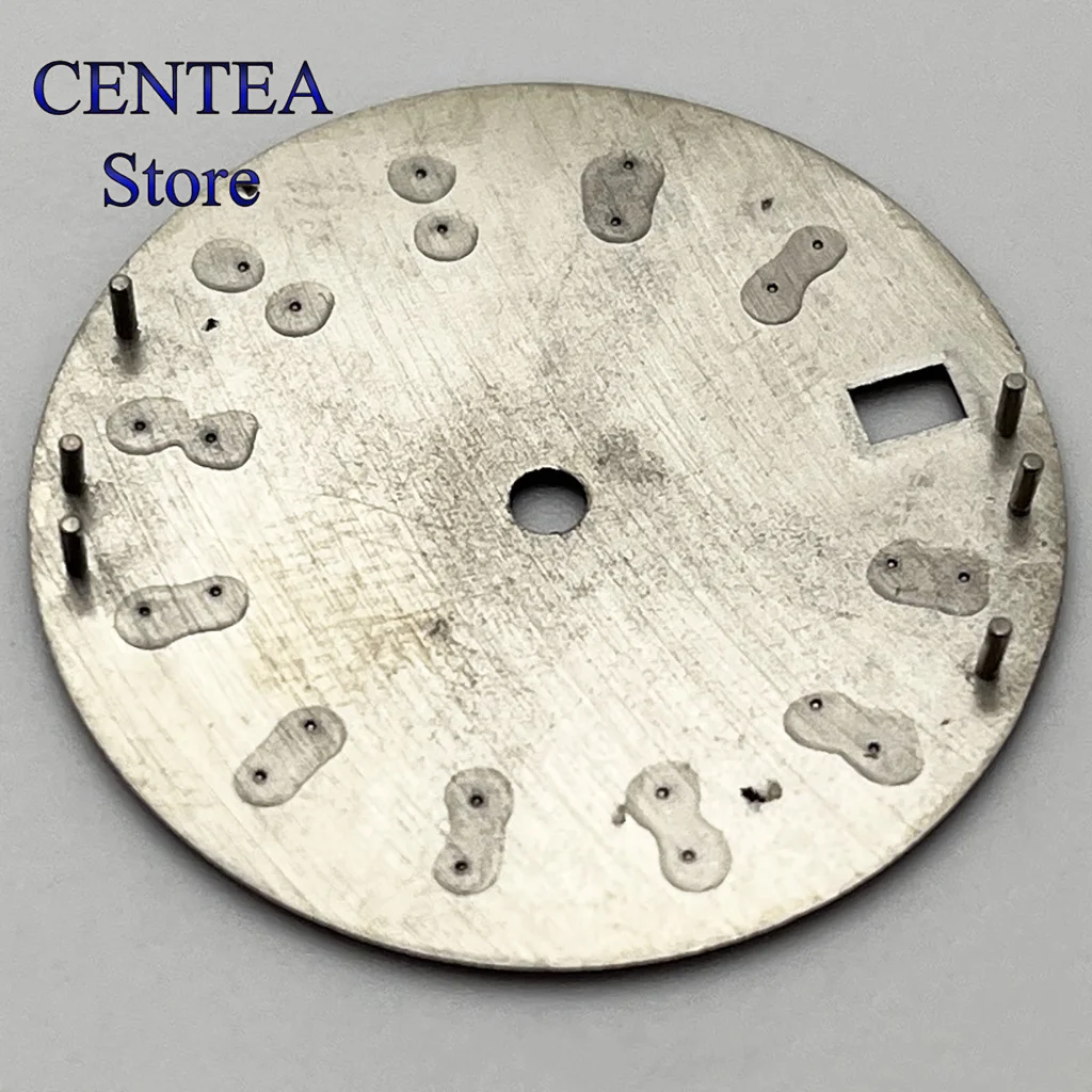 RICHUS 28,5 мм, черный, синий, зеленый, серебристо-серый, стерильный циферблат часов, светящийся, подходит для механизма NH34 NH35, заводная головка в виде часов 3/3,8/4,2 ﻿