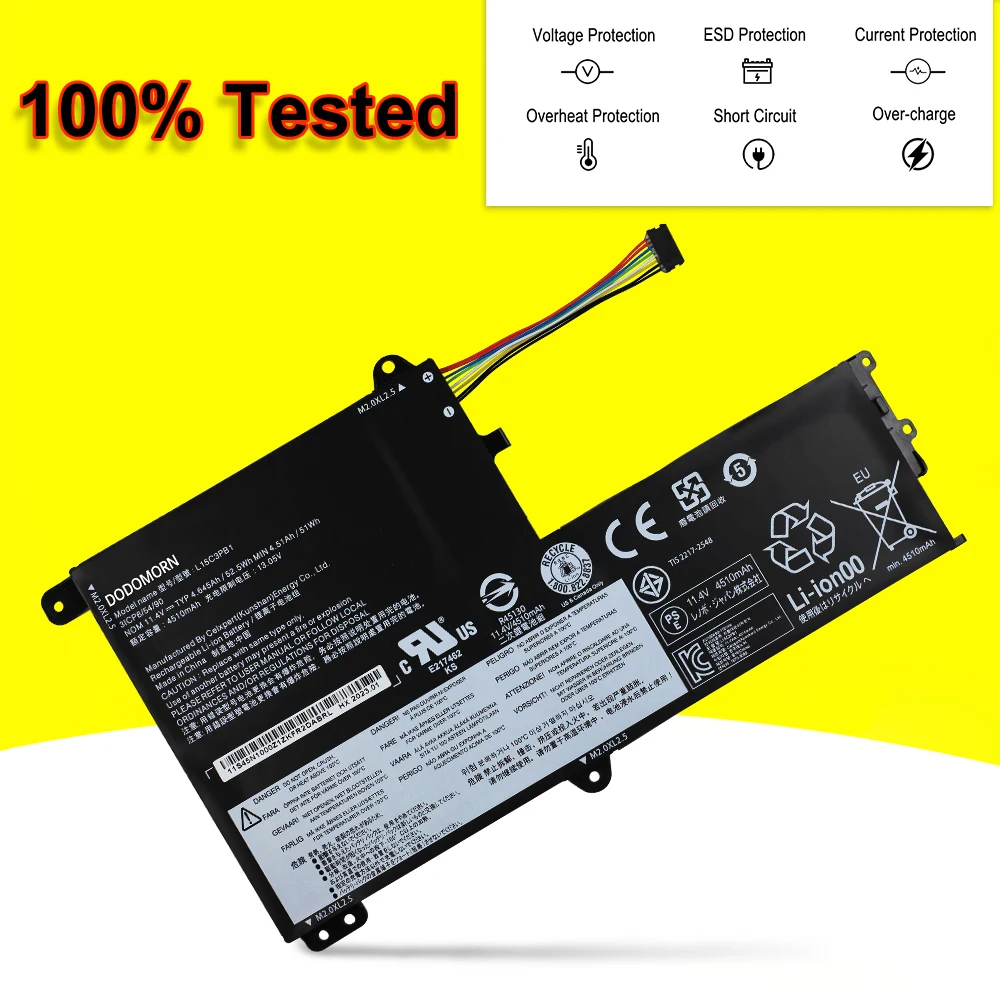 NEW FOR Lenovo IdeaPad 330S-14IKB 330S-14AST 330S-14 320S-15ISK  L15M3PB0 L15C3PB1 L15L3PB0 Laptop Battery