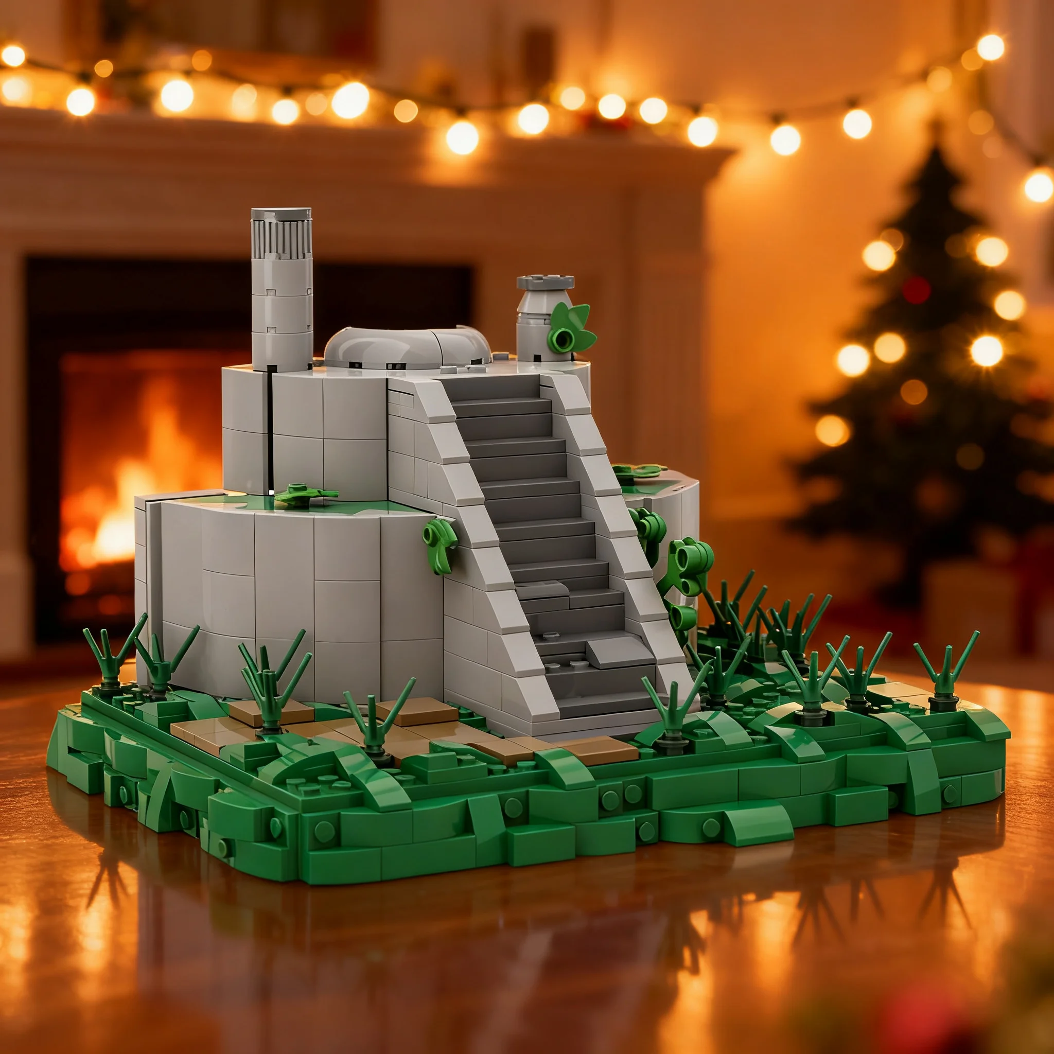 485-pezzi-moc-maestro-sacerdote-delle-gemme-di-smeraldo-modello-di-riccio-blocchi-da-costruzione-regalo-di-natale-artigianato-architettonico-compleanno-fai-da-te-arte-da-assemblare
