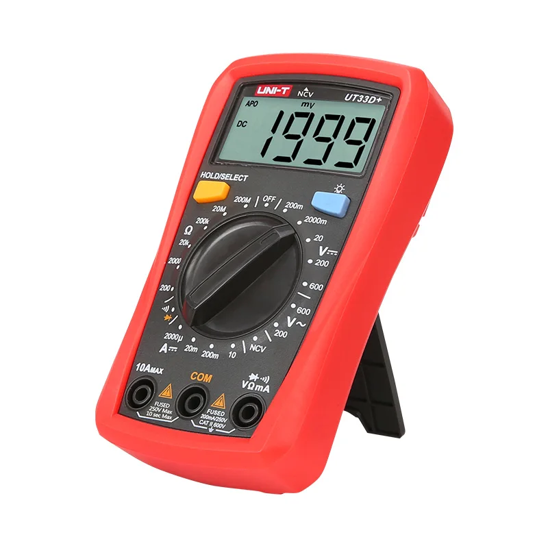 UNI-T UT33A+ UT33B+ UT33C+ UT33D+ Plus Pocket Multimeter Digital Ammeter Voltmeter Professional Resistance Measure Multi Meter