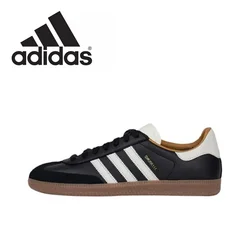 Adidas Samba OG JJJJound Black Vegan Clover Men's and Women's Shoes Classic Retro Lightweight German Training Shoes