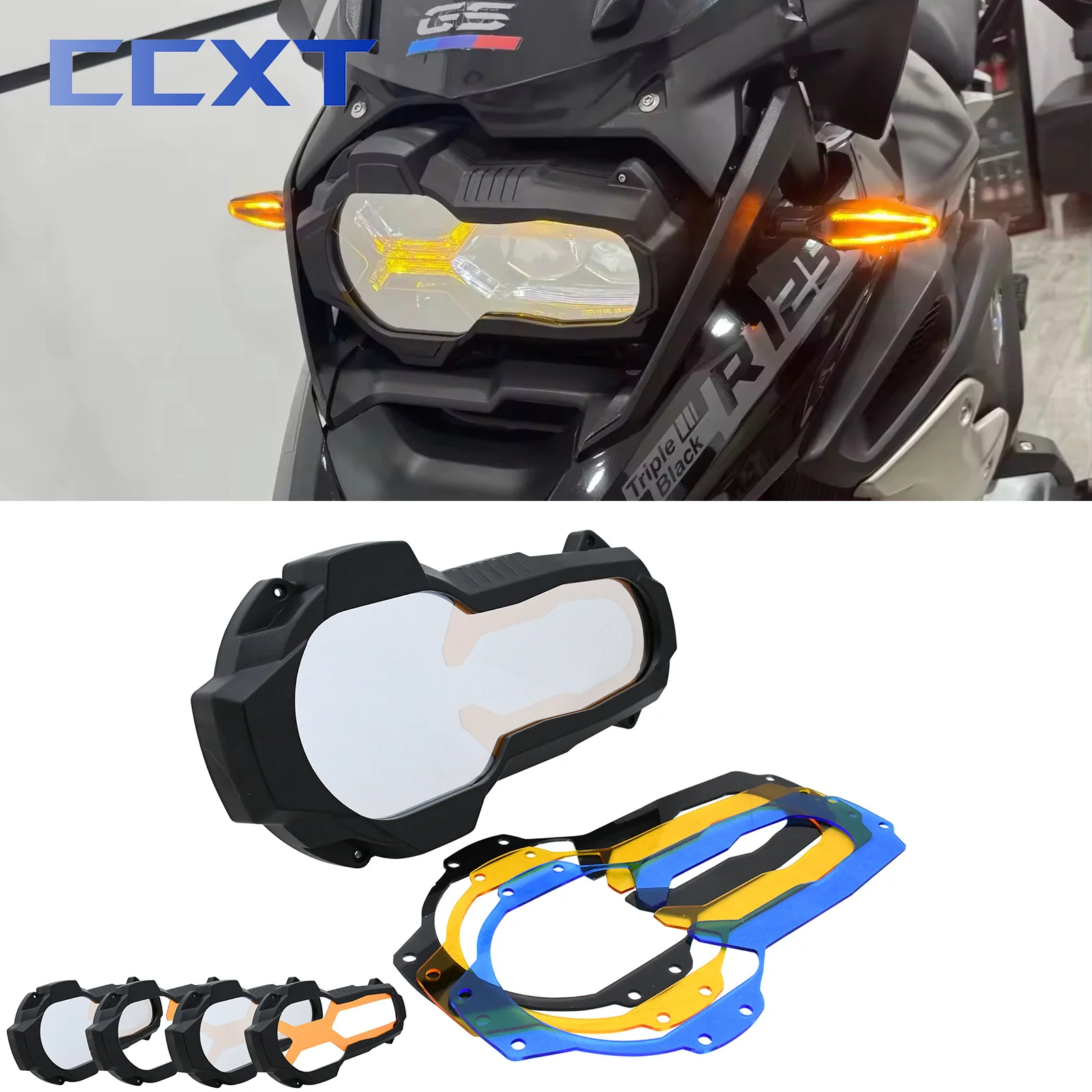 

For BMW R1250GS Adventure 2018-2024 R1200GS LC ADV Edition 2014-2019 2020 Motorcycle Headlight Protector Head Lights Guard Cover