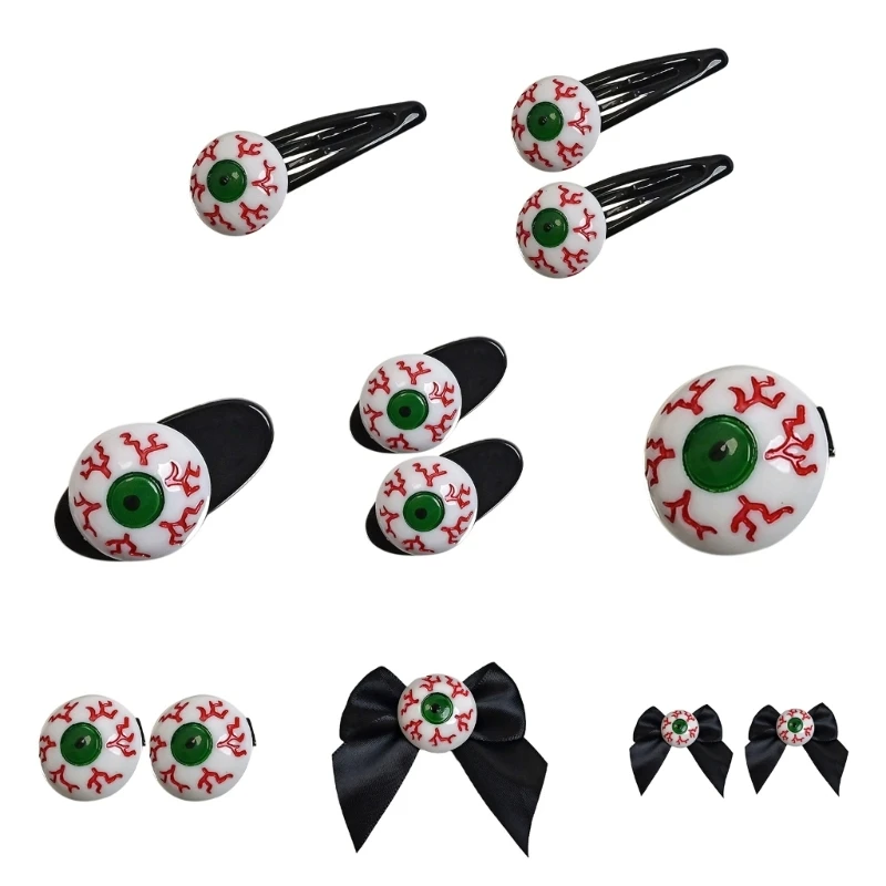

Bloody Eyeball Hair Clip Barrettes Cosplay Halloween Headdress Barrettes HXBA