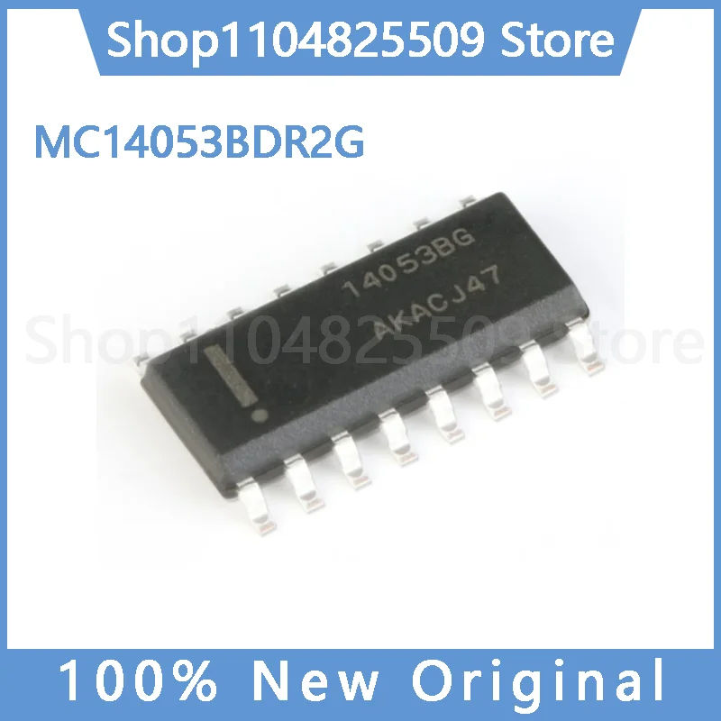 (5~30pcs) pcs 100% Original New MC14053BDR2G — SOIC-16, Triple 2-Channel Analog Multiplexer IC