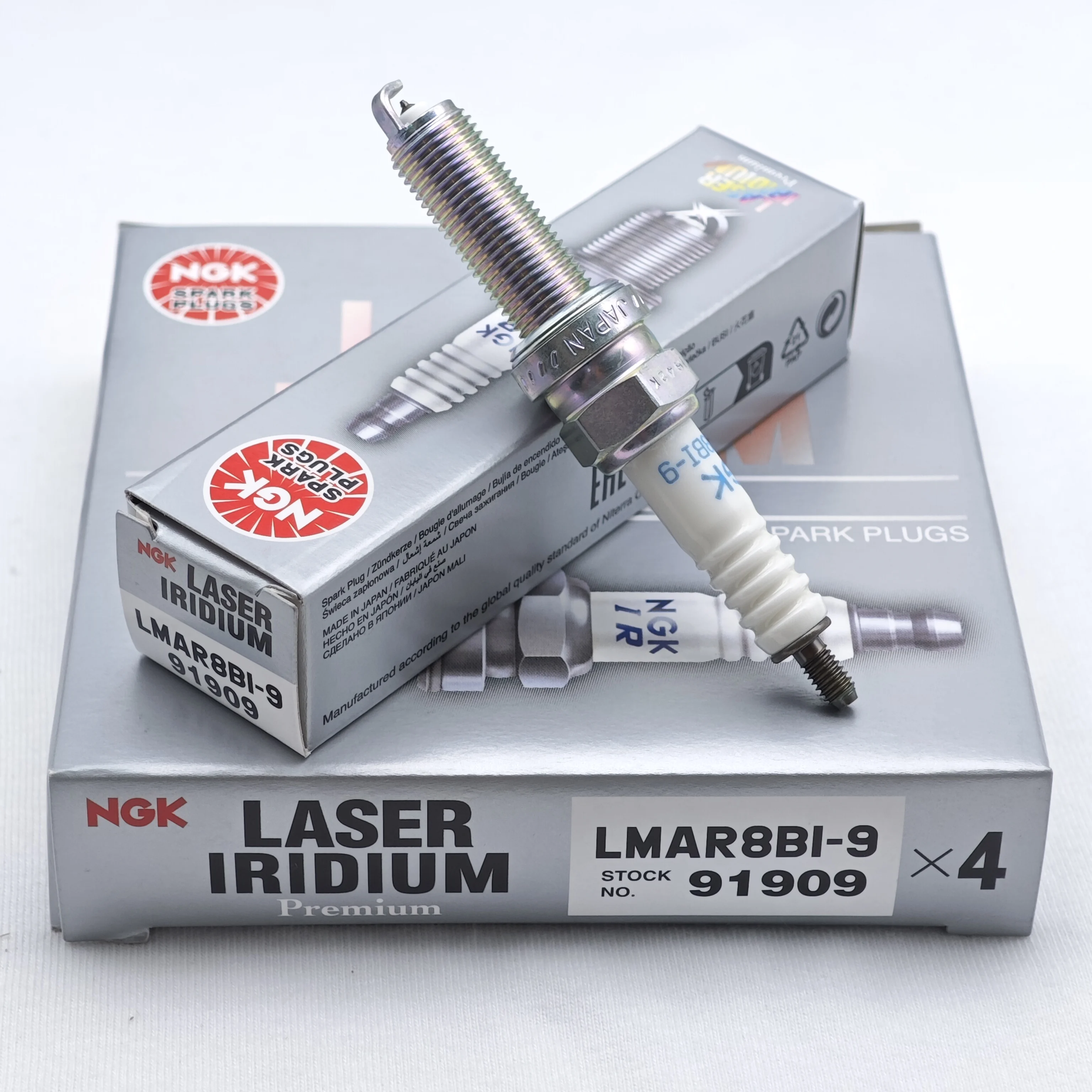 、 1pcs Original Laser Iridium Spark Plug NGK LMAR8BI-9 91909