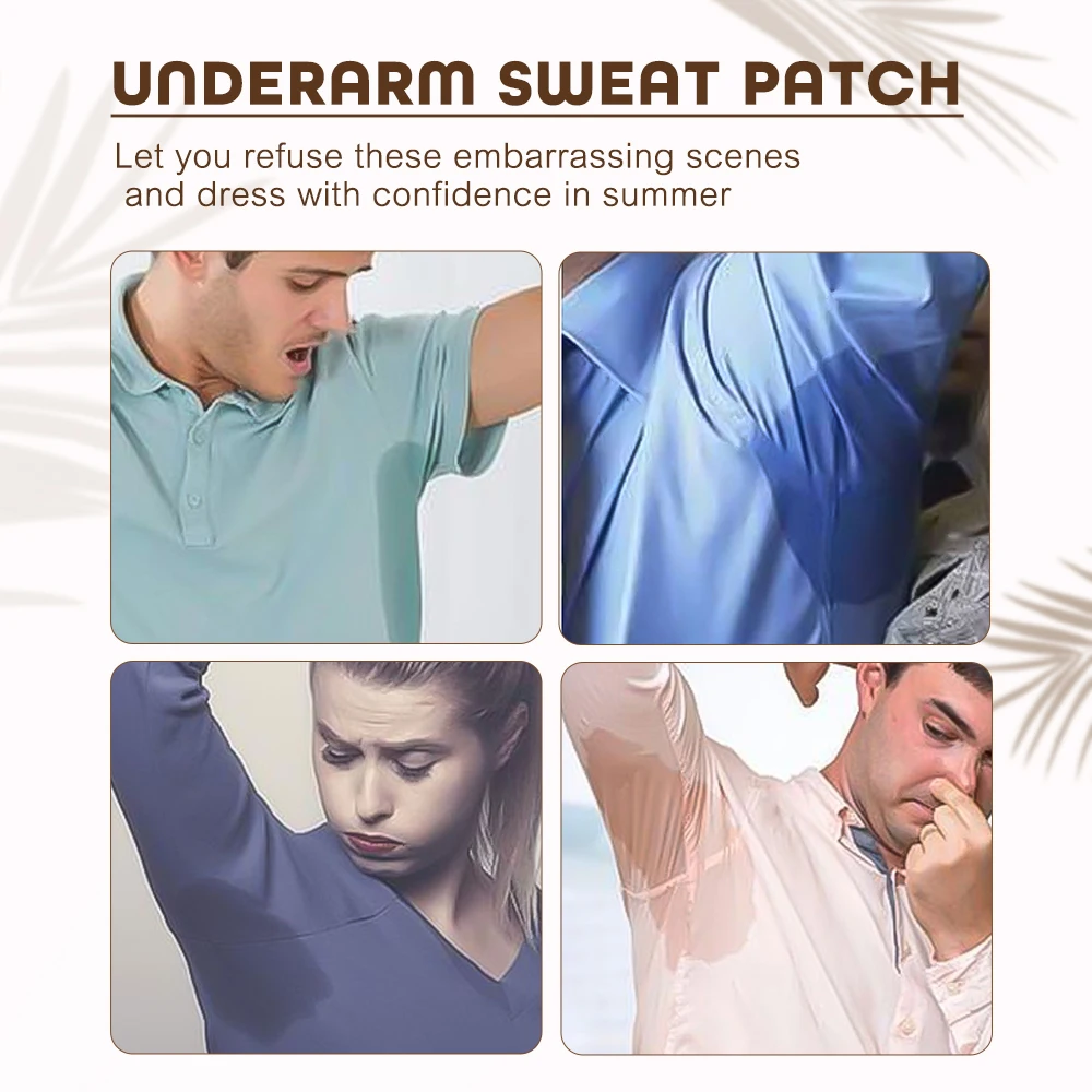 2/10Pcs Black Summer Underarm Absorbing Sweat Pads Lightweight Disposable Antiperspirant Artifact for Armpits Anti-Sweat Sticker