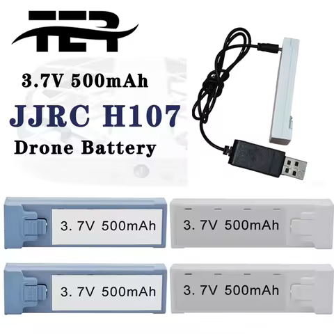3.7V 500MAH Drone Battery For JJRC H107 Battery Lipo battery spare parts For JJRC H107 Mini Drone Original Accessories Drone
