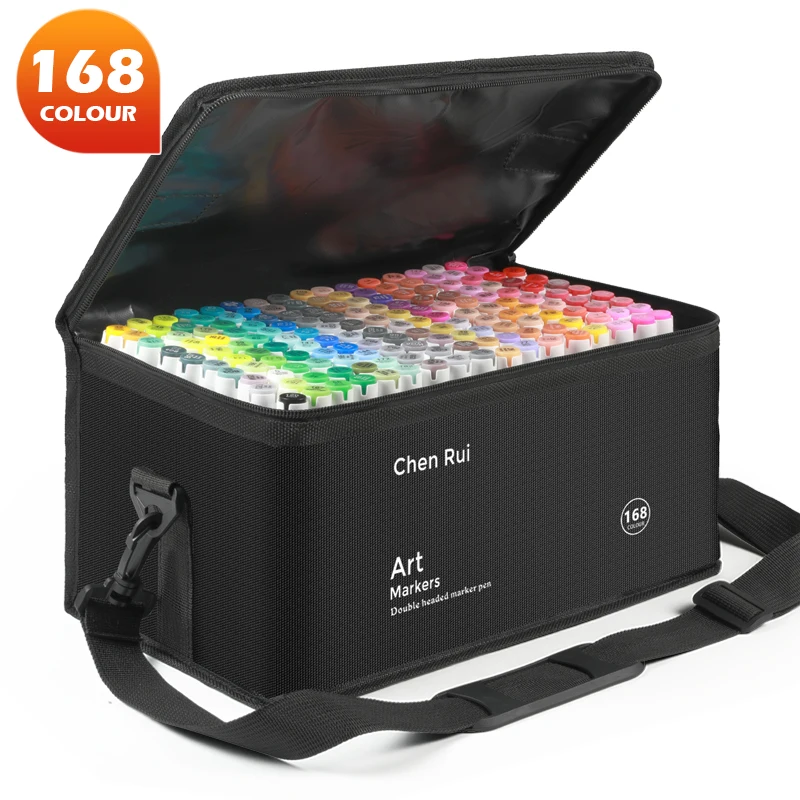 

Профессиональный набор художественных маркеров, спиртовые маркеры для рисования художника, двойной наконечник (наконечник кисти + дорожный наконечник) для раскрашивания, принадлежности для рисования, подарок