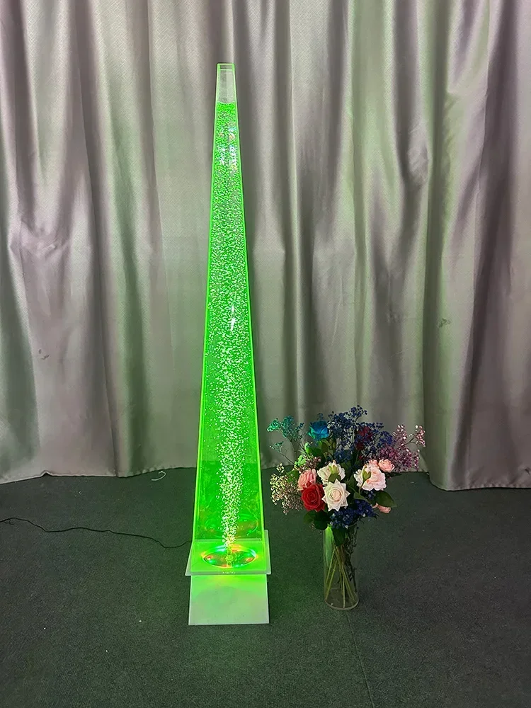 X188ACrilico Colonna d'aria Borsa Tenda d'acqua Schermo da parete Feng Shui Bubble Wall Fontana Parete divisoria