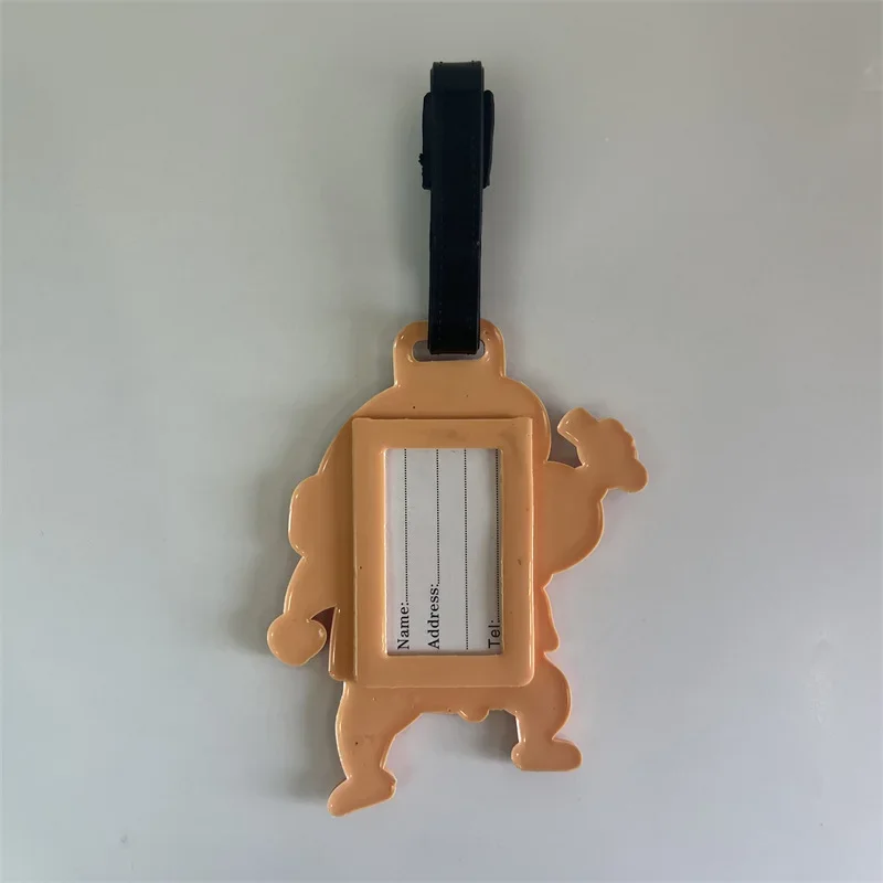 Śliczna kredka Shin-chan Akcesoria podróżne do bagażu Tag Żel krzemionkowy Walizka ID Adres Uchwyt Przywieszka do bagażu Przenośna etykieta