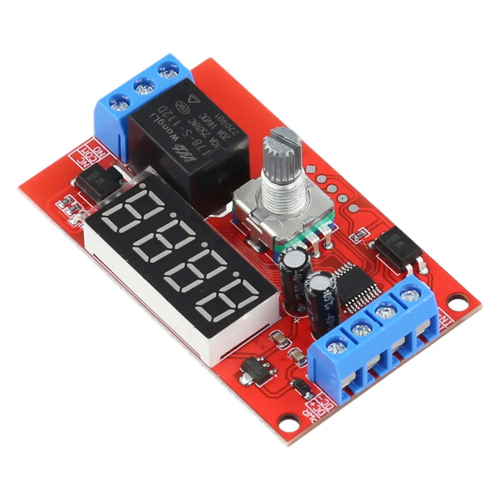 

Trigger Timer Control Switch Module Adjustable Time-Delayed Trigger Timing Switch Relays Board for Pump Control