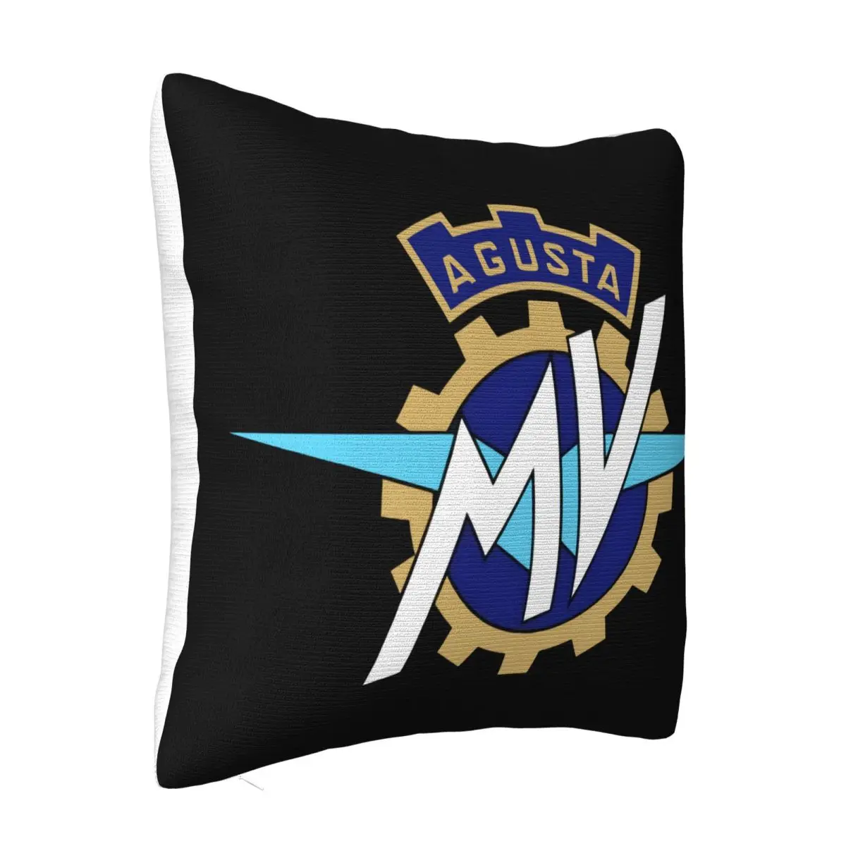 Biker Motorcycle Mv Augusta Italian Motorcycle Logo Premium Quality Band Pillow Case