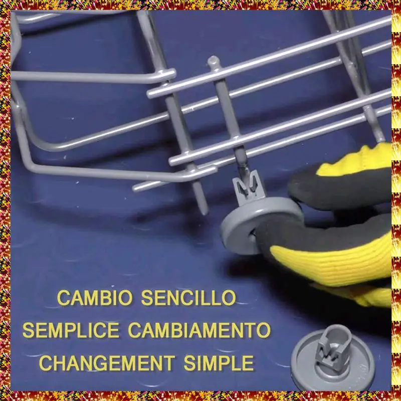 AGOUP 16 шт. колесо корзины для посудомоечной машины Aeg Favorit Privileg Zanussi, комплекты посудомоечных машин, аксессуары