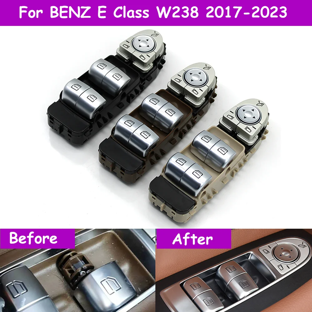 

W238 Car Front Left Electric Power Master Window Regulator Switch For Mercedes BENZ E Class Coupe E200 E220 E300 E350 E400 E260