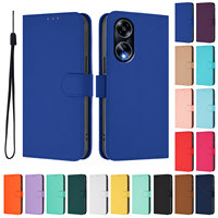 Cards Holder Phone Case For Ulefone Note 21 20 Pro 19 18 Ultra 17 16 14 Solid Color Leather Classic Shockproof Wallet Flip Cover