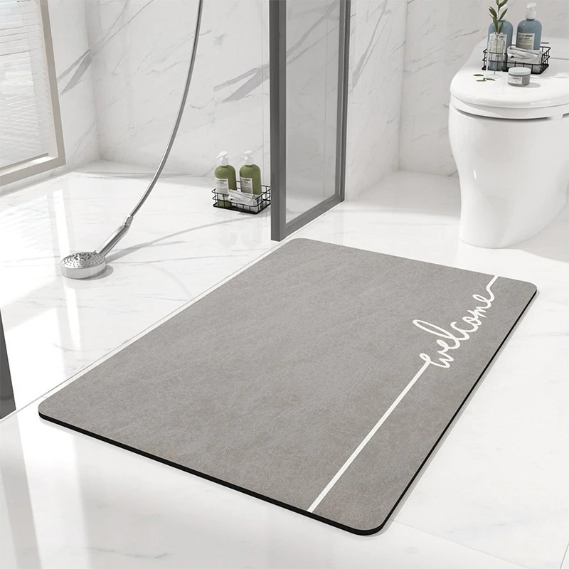 Diatom Mud Bathroom Anti Slip Mat Entrance Carpet Bathroom Floor Mat Minimalist