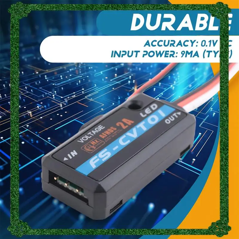 24-Hour Delivery 4X Flysky FS-CVT01 Voltage Sensor Telemetry Data Module For Fsi6 Fsi10 IA6B IA10 Receiver FPV RC Parts